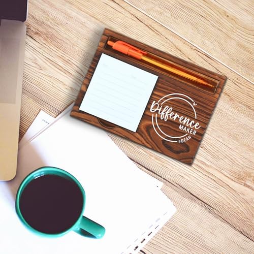 Dean Difference Maker Self-Stick Note Pad Holder Appreciation Gift for