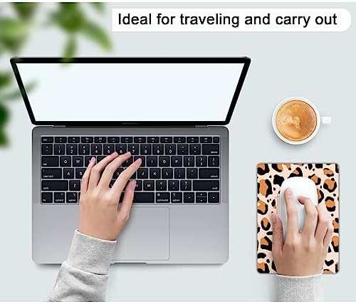 Small Mouse Pad, Mini Mouse Pad 6 X 8 Inch with Non-Slip Rubber Base