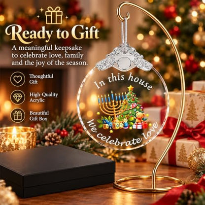 Christmas Ornaments Hanukkah Ornaments for Tree Jewish Chanukah Gifts