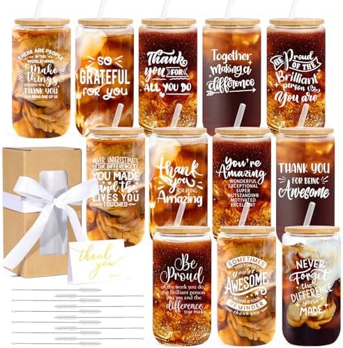 12 Set Employee Appreciation Gifts Bulk, Thank You Gifts for Coworker