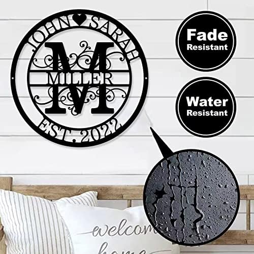 Custom Metal Sign - Personalized Name Sign - Family Sign - Outdoor