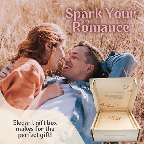 Date Night Box Game - 52 Romantic Date Ideas + 4 Personalized Dates &