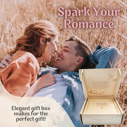 Date Night Box Game - 52 Romantic Date Ideas + 4 Personalized Dates &