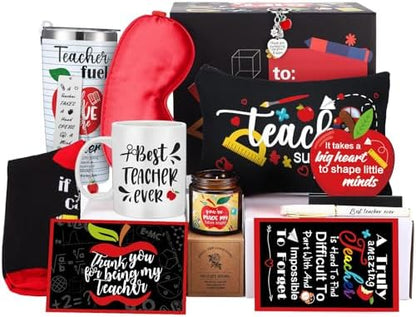 Funnymoom 13 Pcs Teacher Appreciation Gifts Bulk, End of Year Teachers
