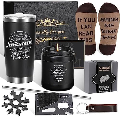 Gift Basket for Men – Care Package for Dad, Husband, Grandpa, Boss