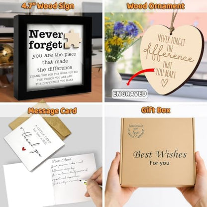Thank You Gift Set for Coworker, Boss, Teacher, Employee Appreciation