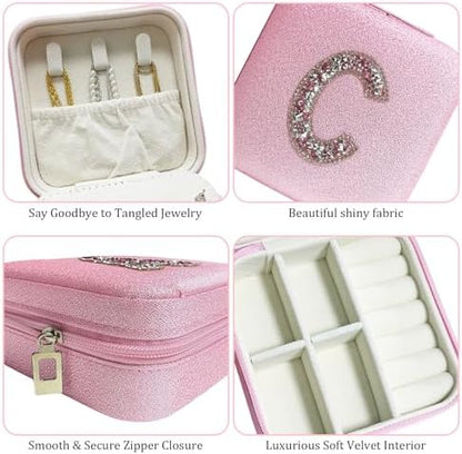 Mothers Day Gift Travel Jewelry Case for Women, Large Jewelry