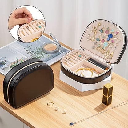 ProCase Travel Size Jewelry Box, Medium Portable Seashell-Shaped