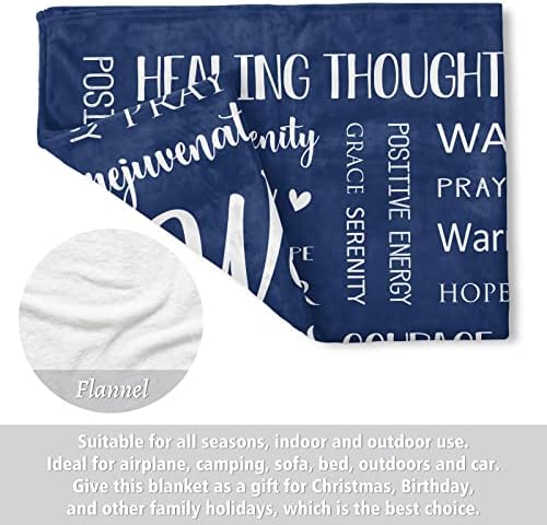 Afterprints Warm Hugs Healing Blanket, Get Well Gifts for Women Men