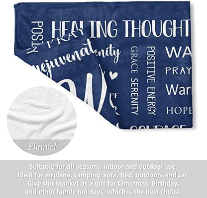 Afterprints Warm Hugs Healing Blanket, Get Well Gifts for Women Men