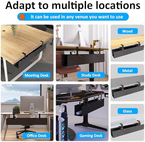 Under Desk Cable Management Tray - Under Desk Cord Management