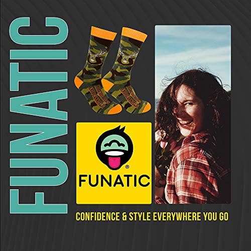 FUNATIC Funny Outdoor Themed Socks for Men Women - Nature and Sports