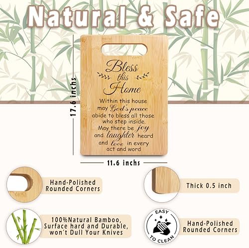 House Warming Gifts New Home Women, Bless this Home Cutting Board