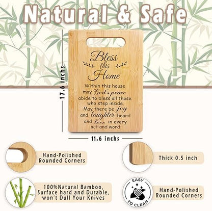 House Warming Gifts New Home Women, Bless this Home Cutting Board
