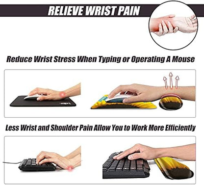 Chaos Coordinator Mouse Pad and Keyboard with Wrist Support Chaos