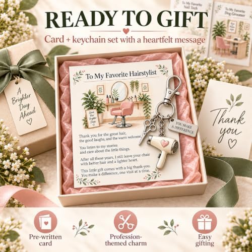 The You Make a Difference Appreciation Gift Set, Cards and Keychains