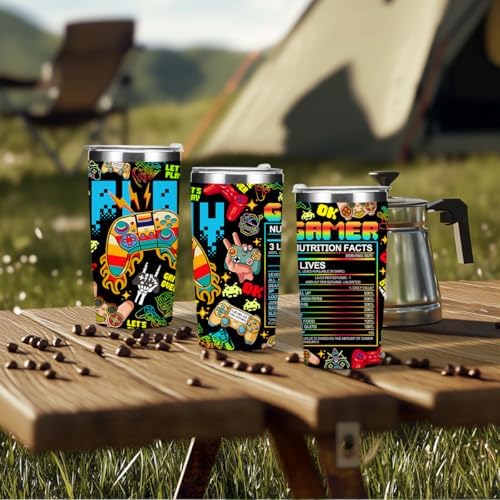 Gifts for Gamers Tumbler, Gamer Gifts for Men