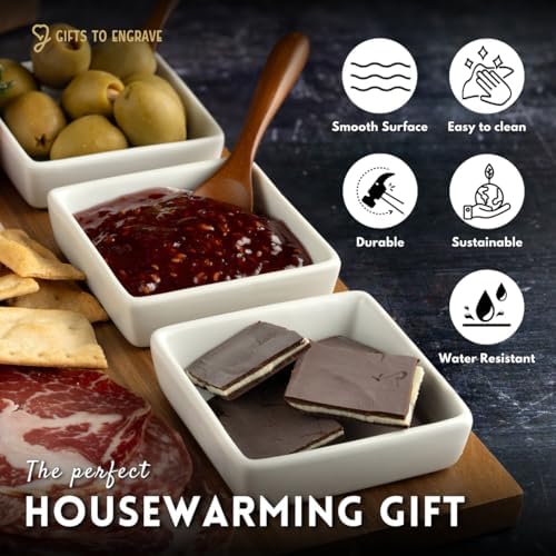 Personalized Housewarming Gifts, Custom Marble Charcuterie Cheese