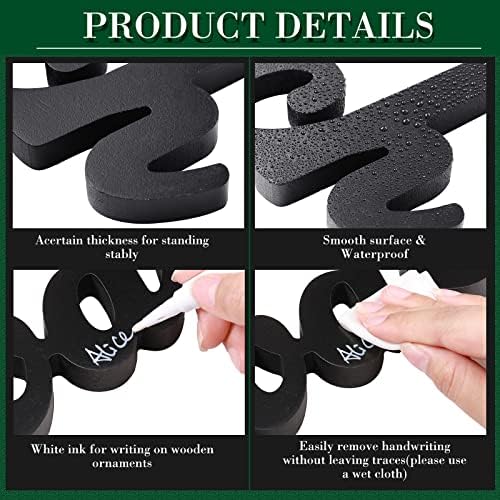 Sratte 5 Pcs Thank You Gift for Coach Include Black Wood Word Sign