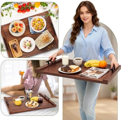 Noodle Board Stove Cover with Handles, Ultra Thick Wood Stove Top