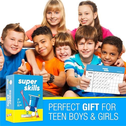 Super Skills Party Games for Teens, Kids, Adults - Fun Family Board