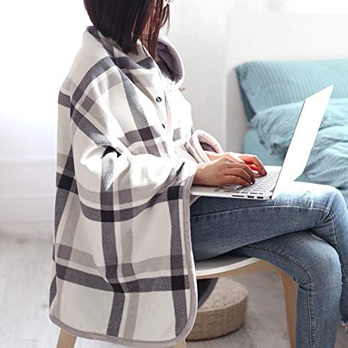 forestfish Fleece Wearable Blanket Oversized, Comfy Lightweight Lap