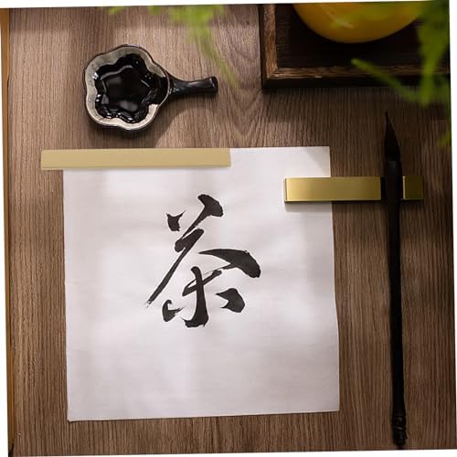 Copper Paperweight Brass Block for Calligraphy Rice Paper and