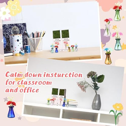 Wonderjune 12 Sets Mini Flower Thank You Gifts Bulk for Women, Mix