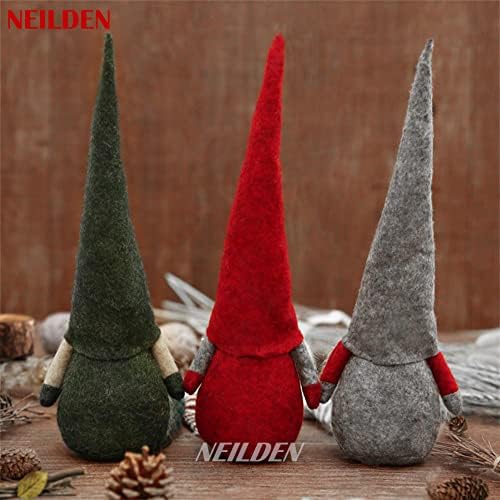 BWFY 3pcs new Christmas Decoration Long Legs Rudolph Doll Christmas