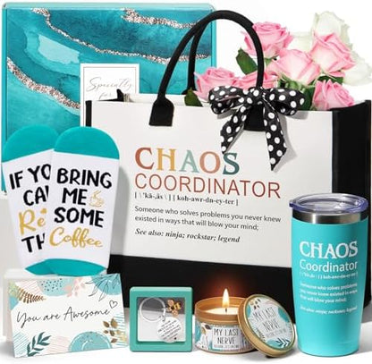 Thank You Gifts for Women Bosses Day Chaos Coordinator Gifts Set for