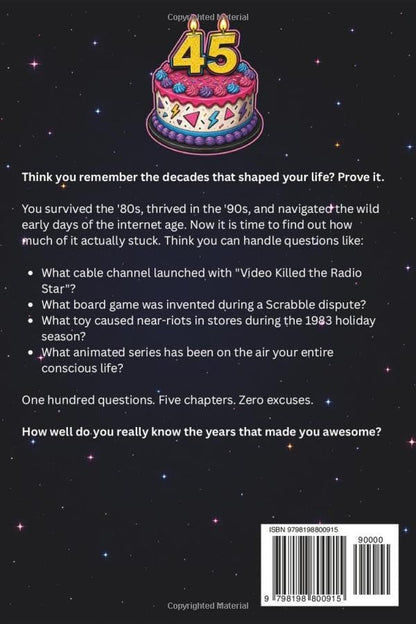 Ultimate 45th Birthday Trivia: 100 Wild Facts About the Decades That