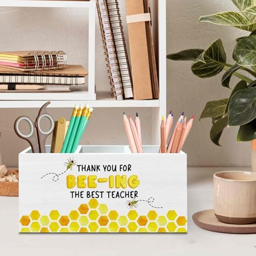 DILSJ Thank You Teacher Gifts Pen Pencil Holder Organizer for Desk