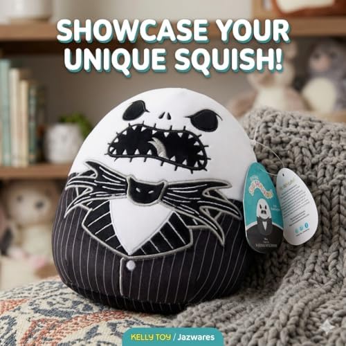 Squishmallows 8-Inch Disney Halloween Jack Skellington Jazwares Plush