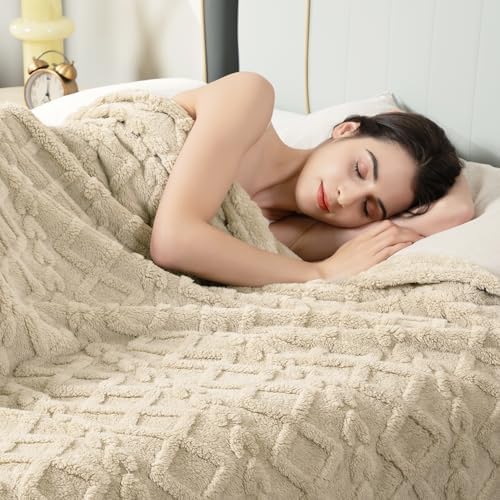 Aganear Fleece Throw Blanket for Couch, Fall Boho Blankets,50"x60"