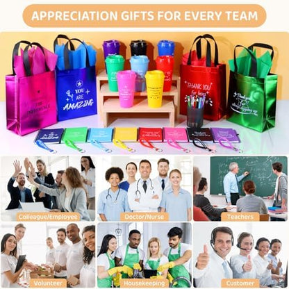 48 Pcs/8 Sets Employee Appreciation Gifts Bulk - Includes Thank You