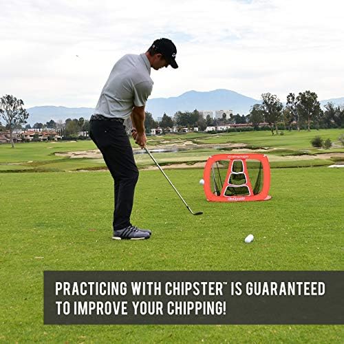 GoSports Chipster Pop-Up Golf Chipping Practice Net - Training Aid for