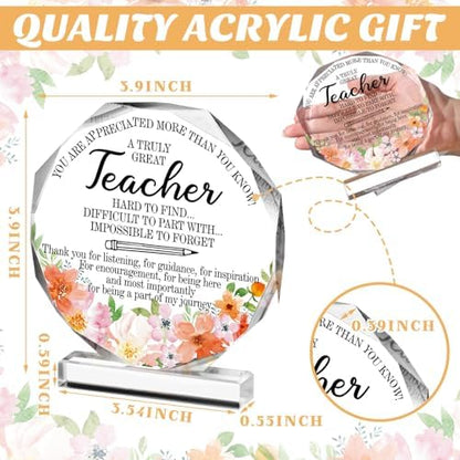 Teacher Appreciation Gifts for Women,Nonagon Pencil