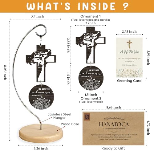Christian Jesus Hanging Decor, Christian Gifts for Men, Women, Jesus