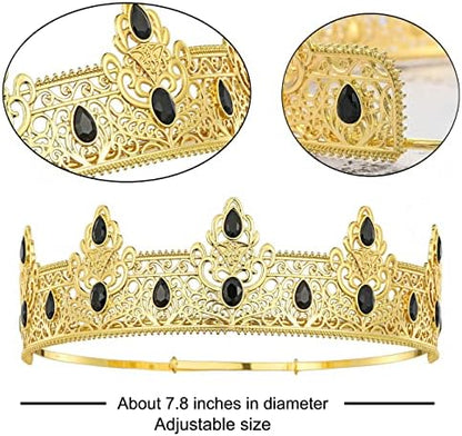 NA King Crown and Birthday Sash, Prom Decoration Gifts for Men