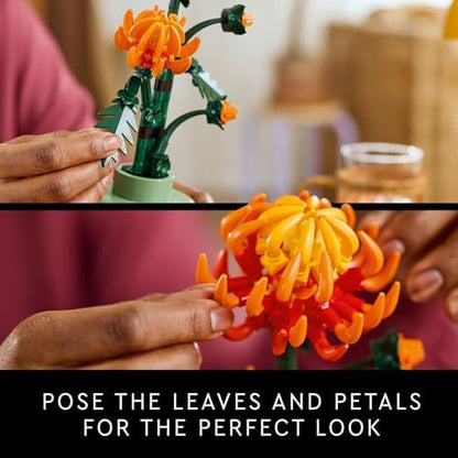LEGO Botanicals Chrysanthemum Building Set for Adults Ages 18+