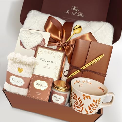 Care Package Gift Basket for Women – Cozy Self Care Comfort Birthday