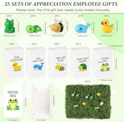 TUZELIYA 25 Sets Employee Appreciation Gifts Bulk Funny Animal Office