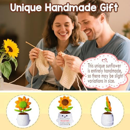 Get Well Gifts for Women Men, Inspirational Positive Sunflower