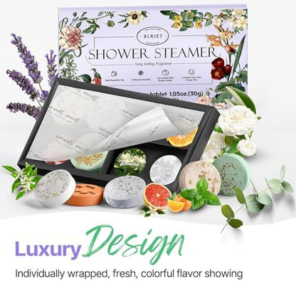 Blriet Shower Steamers Aromatherapy Relief Gifts for Women Teen Girls