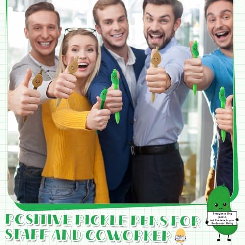 MotiMind 40 Sets Pickle and Potato Pen for Coworkers Bulk Employee