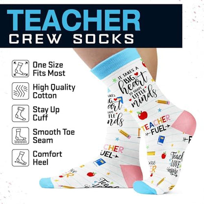 Teacher Appreciation Gifts - Fun Teacher Socks For Women And Men