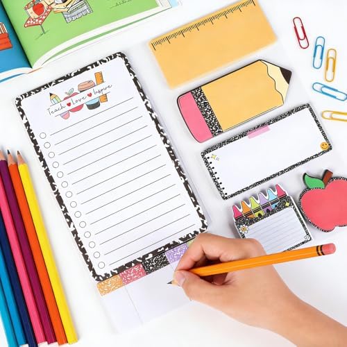 Teacher Post It Notes,Back to School Note Pads Gift for Teacher
