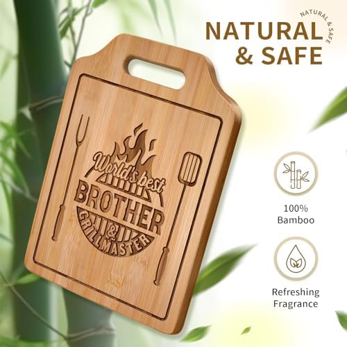 Brother Gifts for Brother Gifts Adult- Engraved Cutting Board