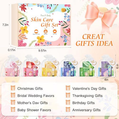 60PCS Bulk Gifts for Women, Spa Party Supplies with Face Masks
