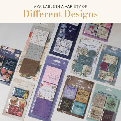Christian Art Gifts Decorative Refrigerator Magnet Set for Women
